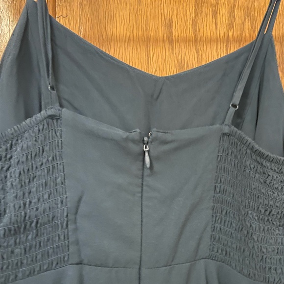 Blue/Green Spaghetti Strap Dress - Picture 3 of 8